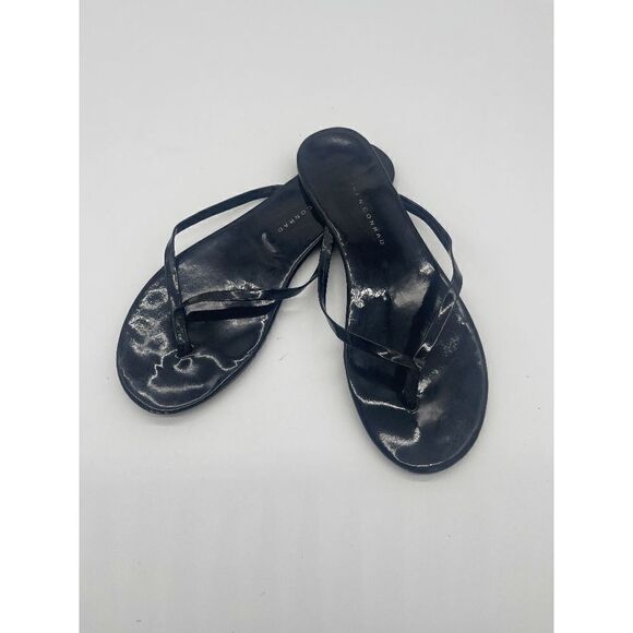 LC Lauren Conrad Flip Flops Sz 9* Black - Picture 1 of 6